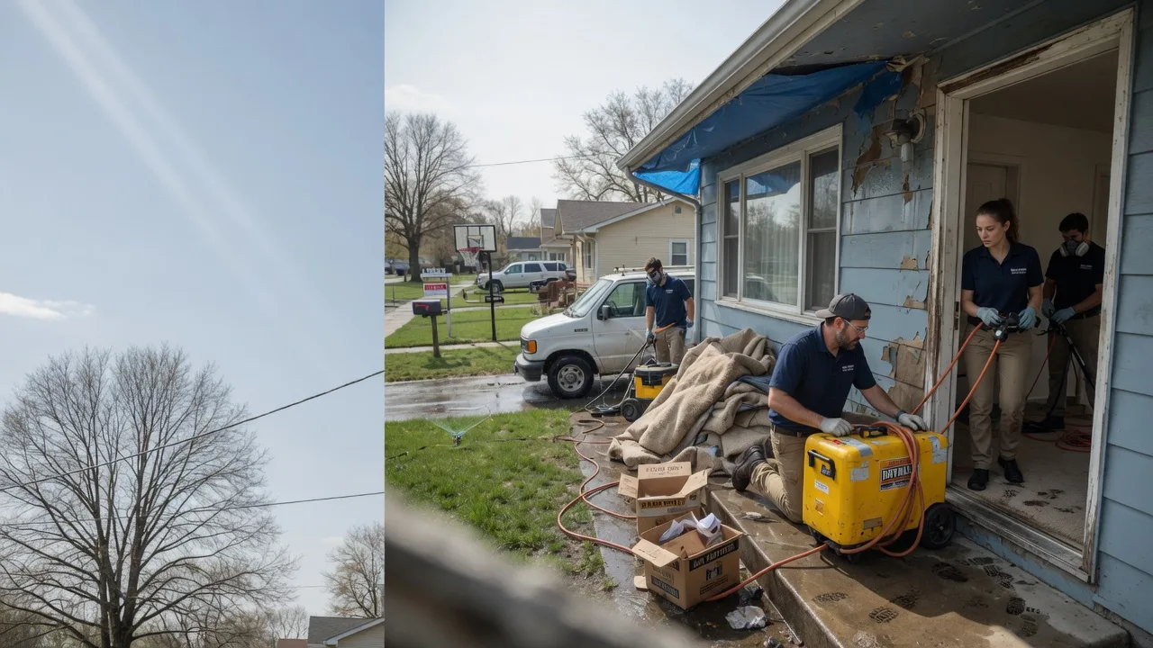 Basement Flood Cleanup in Forreston, TX near me